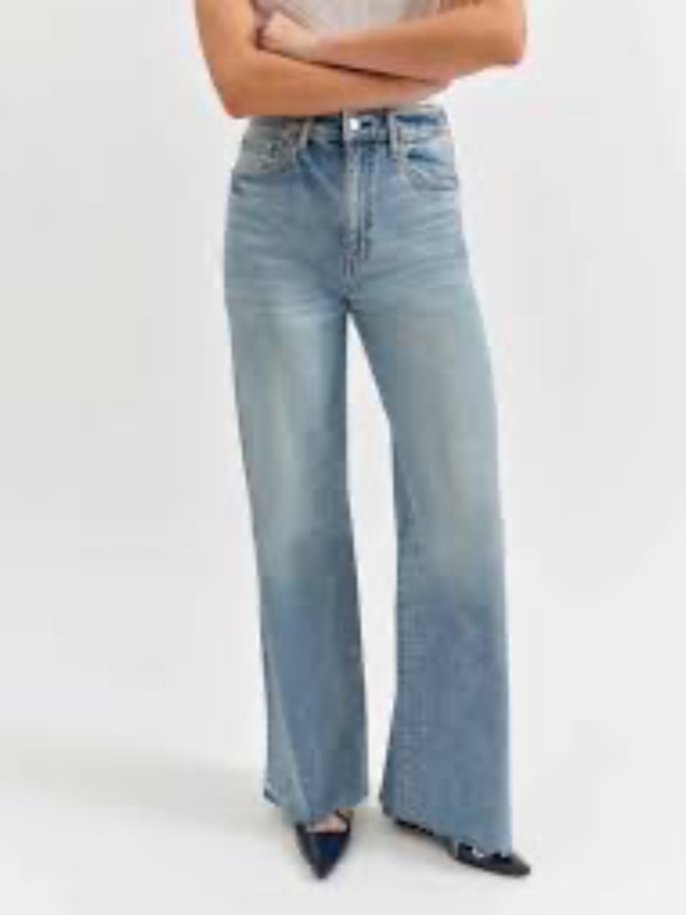 Daze Denim "Far Out" High Rise Wide Leg Jeans Sz 27 - Picture 12 of 12